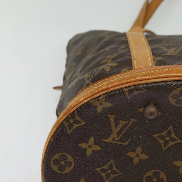 LOUIS VUITTON Monogram Bucket GM Shoulder Bag M42236 LV Auth 139551 - Picture 10 of 15